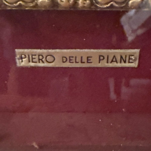 Oil painting Italian Piero Delle Piane like new