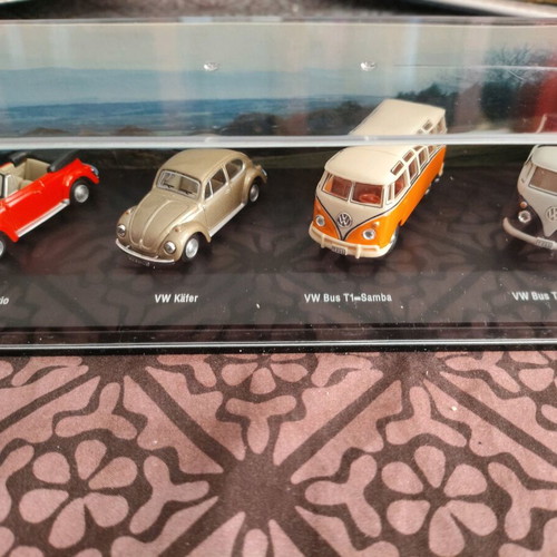 VW miniature cars like new, Schuco set 1:43 scale
