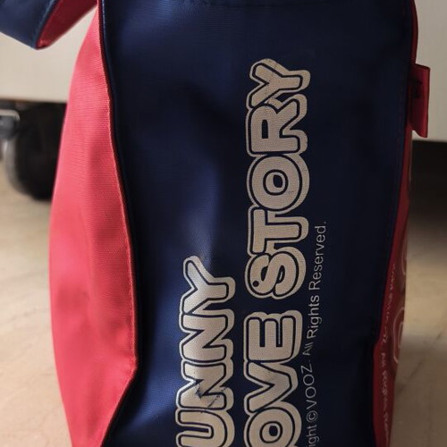 Vintage Pucca Tote Bag shoulder type like new, blue and red