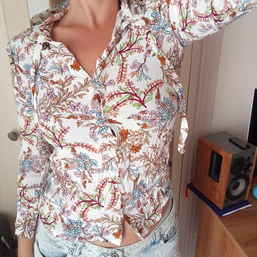 Maje multicolor summer shirt, size M