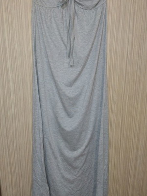 Achilleas Accessories maxi mako dress used, grey, size M