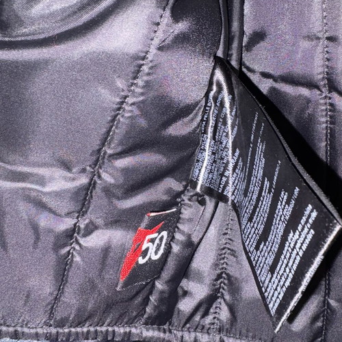 Dainese leather biker jacket used, size 50, black