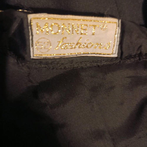 Monnet evening dress like new, black and gold