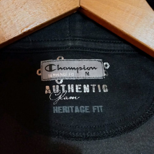 Champion jacket velour black size M/S like new, cotton