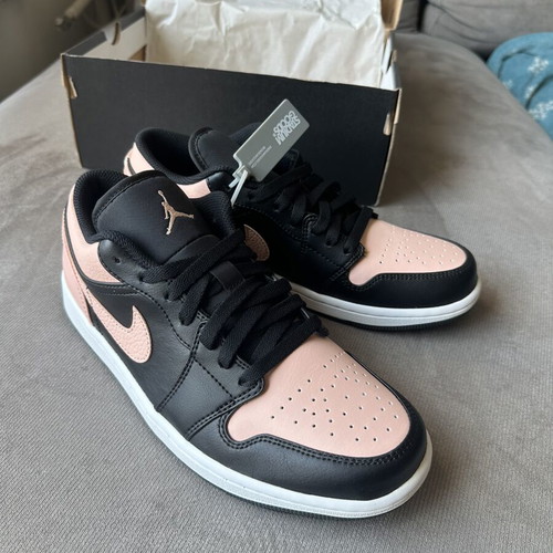 Nike Air Jordan 1 Low Crimson Tint Black Pink Size EU41 US8 New