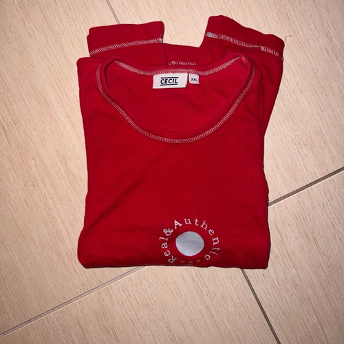 Cecil red shirt XXL like new, cotton, vintage