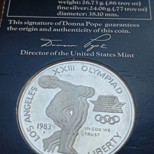 1983 USA Olympic Silver Dollar Proof Coin