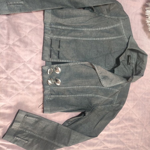 Denim jacket gray medium like new