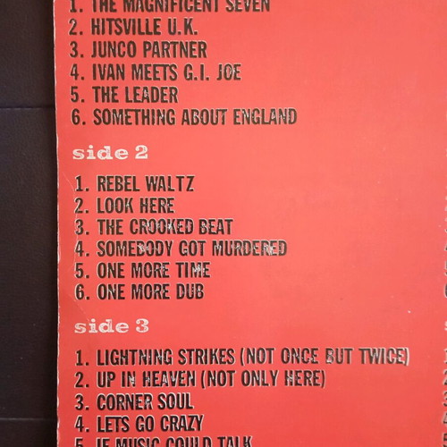 The Clash Sandinista 3LP used, Dutch edition