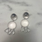 Earrings transparent new