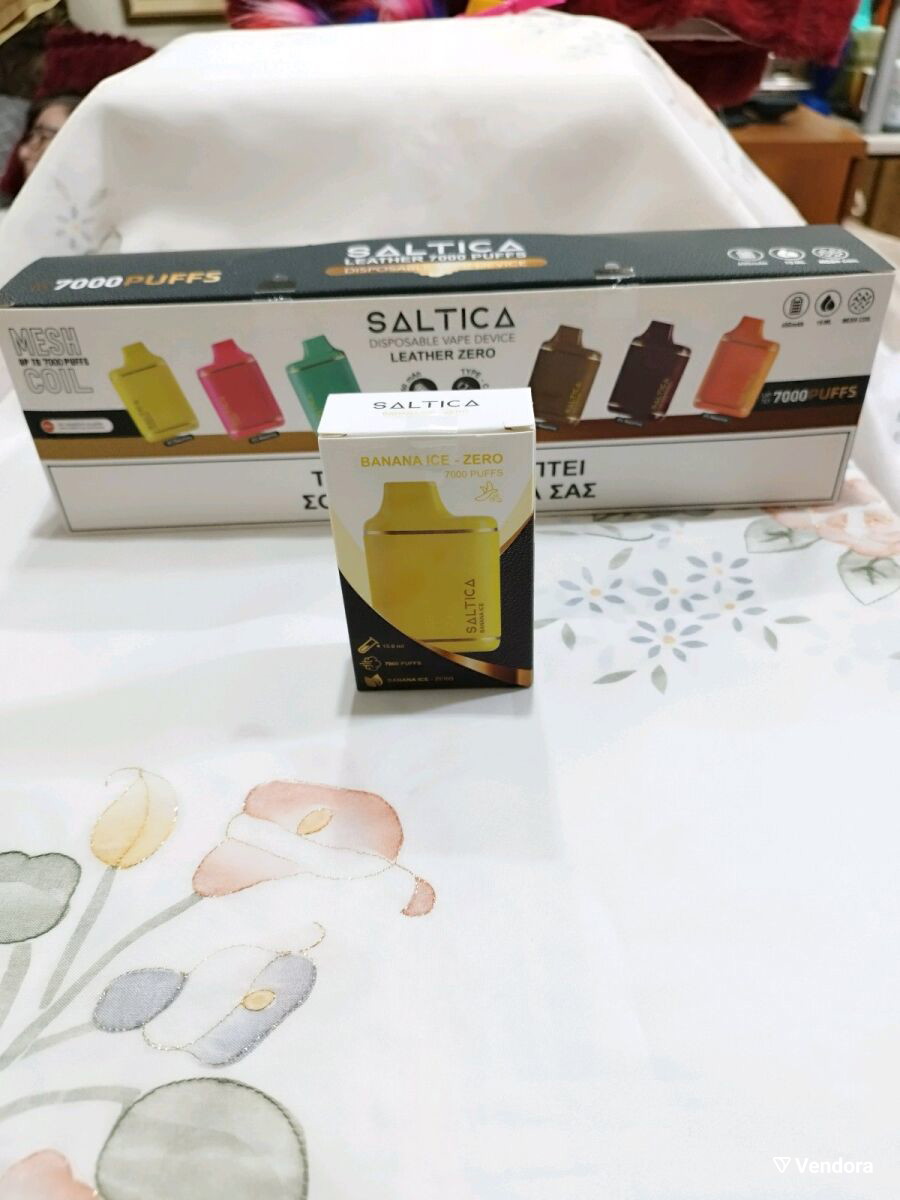 Vape 7000 puffs Saltica Banana Ice new -  8,00 - Vendora.cy