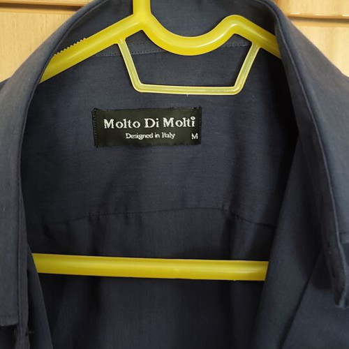 Molto Di Molti men's shirt navy blue size M new