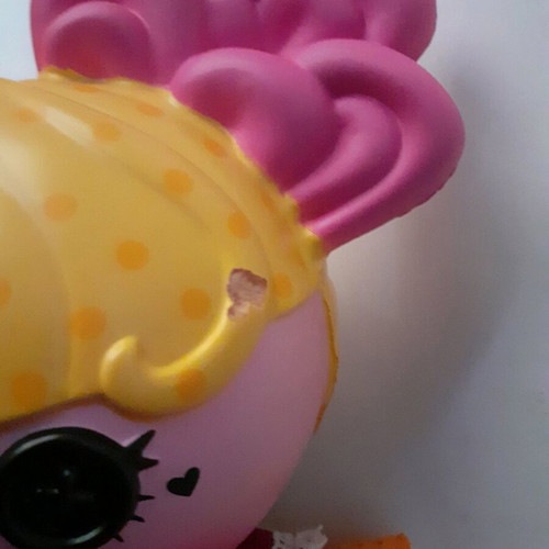 Lalaloopsy Lala-oopsies Princess Nutmeg doll used with damage