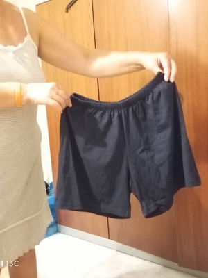 Shorts like new, size M, blue