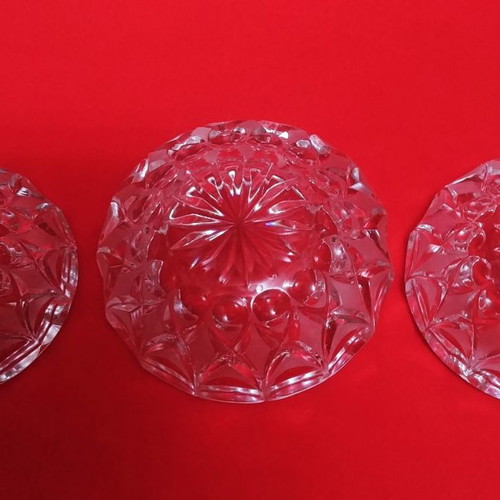Nachtmann Anglia ashtray set Germany new 3 pieces