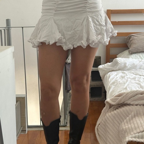Weekday Balloon Skirt white size S used