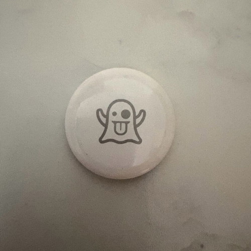 Apple AirTag 1st Gen used with ghost engraving and protectors