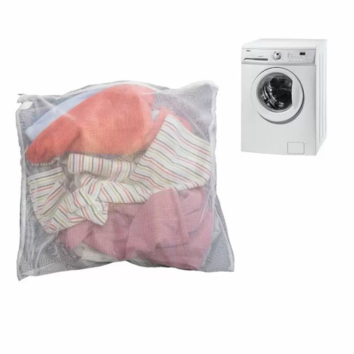 Washing mesh bag new 30x40 with zipper and nylon microfibers