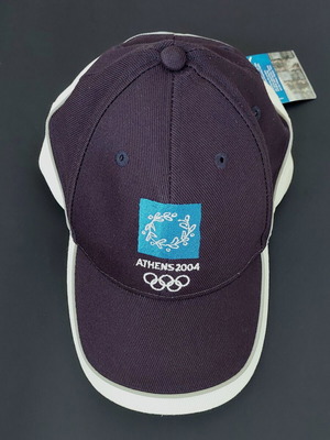 Athens 2004 Olympic Games collectible jockey cap, new with tag