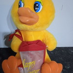Easter plush duck used