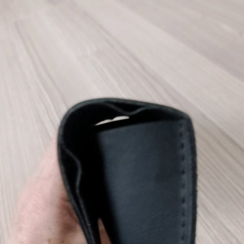 Θήκη γυαλιών Levi's καινούργια, μαύρη δερματίνη με βελούδινο πανάκι