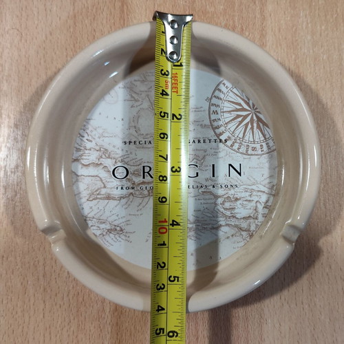 Origin Karelias Ceramic Ashtray promotional, like new