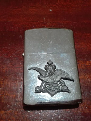 Star metal lighter used with Czech pipe tool