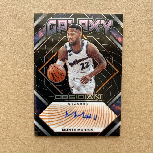 Panini Obsidian Monte Morris /50 autograph Olympiacos like new