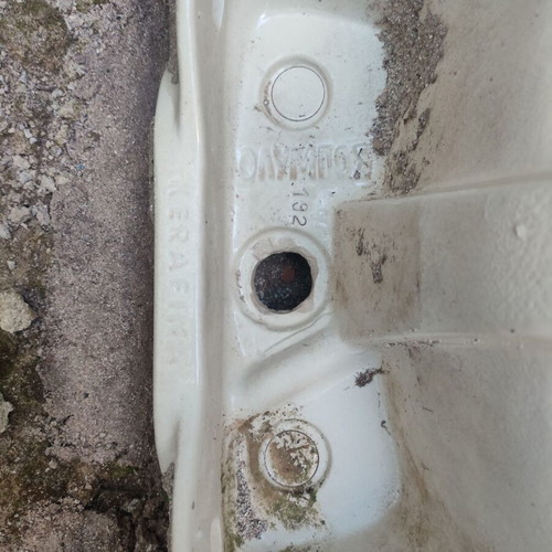 Sink with pedestal