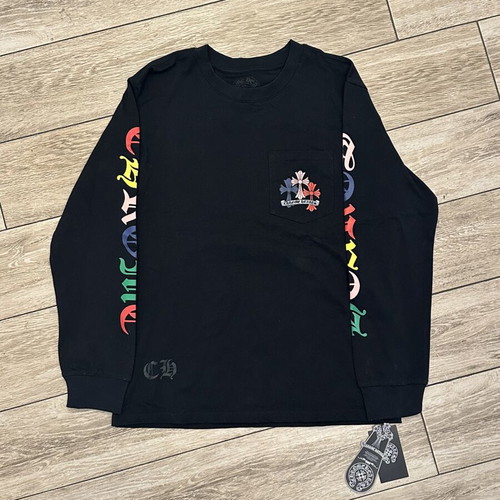 Chrome Hearts Longsleeve like new, black multicolor