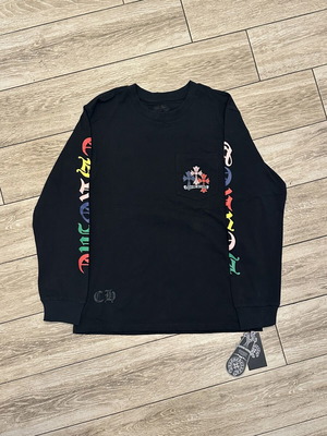 Chrome Hearts Longsleeve like new, black multicolor