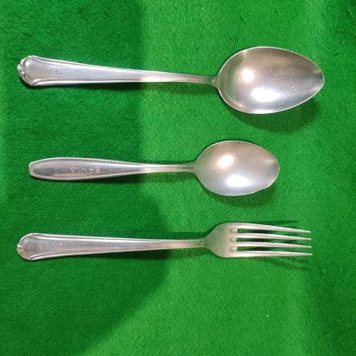 Set of 3 used spoons and fork Xenia 1968 Nissiotis & Afentakis