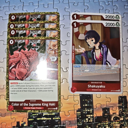One Piece red card pack of 6