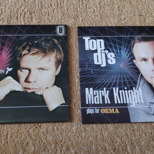 CDs with famous DJs Tiesto, Mark Knight, Ferry Corsten new, pack of 3