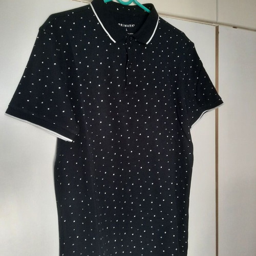Polo T-Shirt Primark with symbol pattern like new, size L