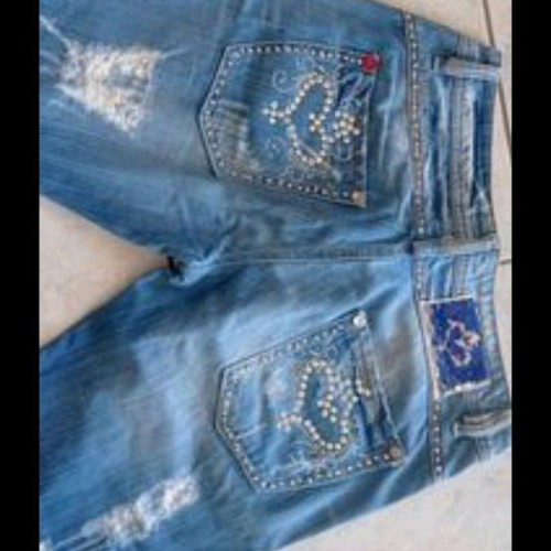 Rossodisera denim pants used, size L / 40 / 12