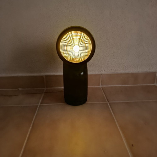 Handmade table lamp with unique lighting and 1m cable