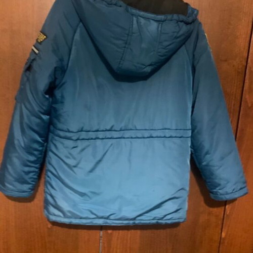 Children's jacket with hood blue like new