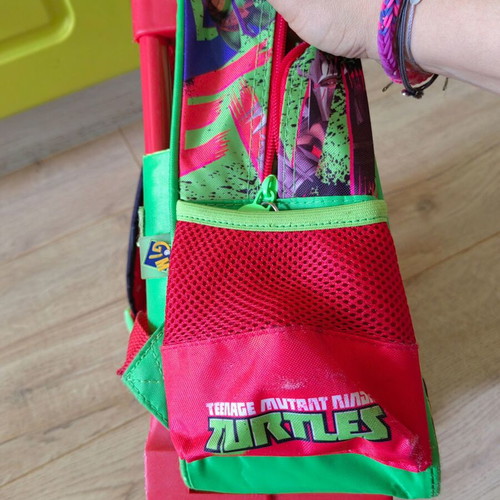 Ninja Turtles toddler bag used trolley with wheels