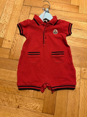 Moncler baby romper 6-9 months like new