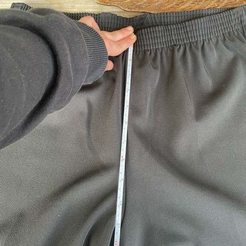 Black wide leg trousers Angelica new with elastic waist