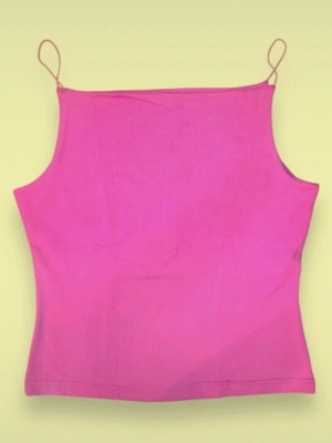 Paranoia fuchsia tank top like new, size S