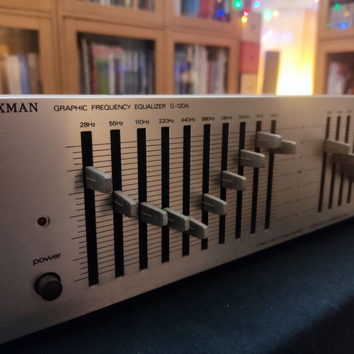 Japanese analog EQ Luxman G-120A used vintage