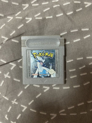 Pokemon Silver κασέτα Game Boy μεταχειρισμένη, χρειάζεται αλλαγή μπαταρίας