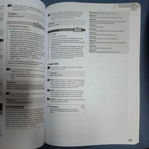Optimise B1 Preliminary for Schools Teacher's Book Premium Pack like new, updated for the new exam