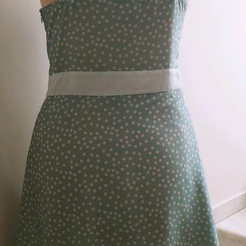 Promod polka dot summer dress like new, size M-L