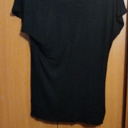 Black blouse with silver details like new, size M