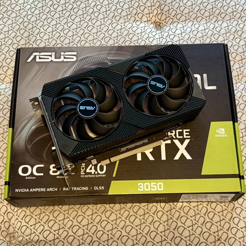 Asus GeForce RTX 3050 Dual V2 OC 8GB GDDR6 graphics card like new