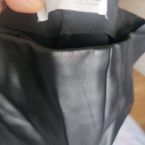 Zara leather-look leggings used, black, for 10-12 years old
