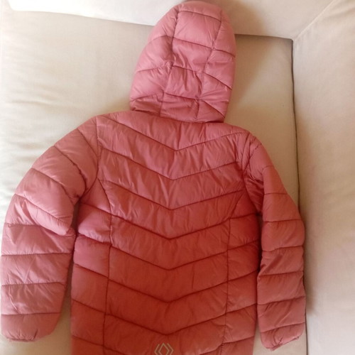 Children's jacket pink with burgundy lining, new, size 134 cm